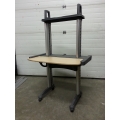 Light Duty Workstation Student Desk w Overhead Shelf